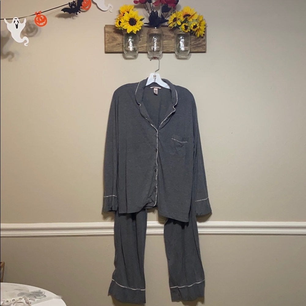 Grey Victoria’s Secret PJ Set
